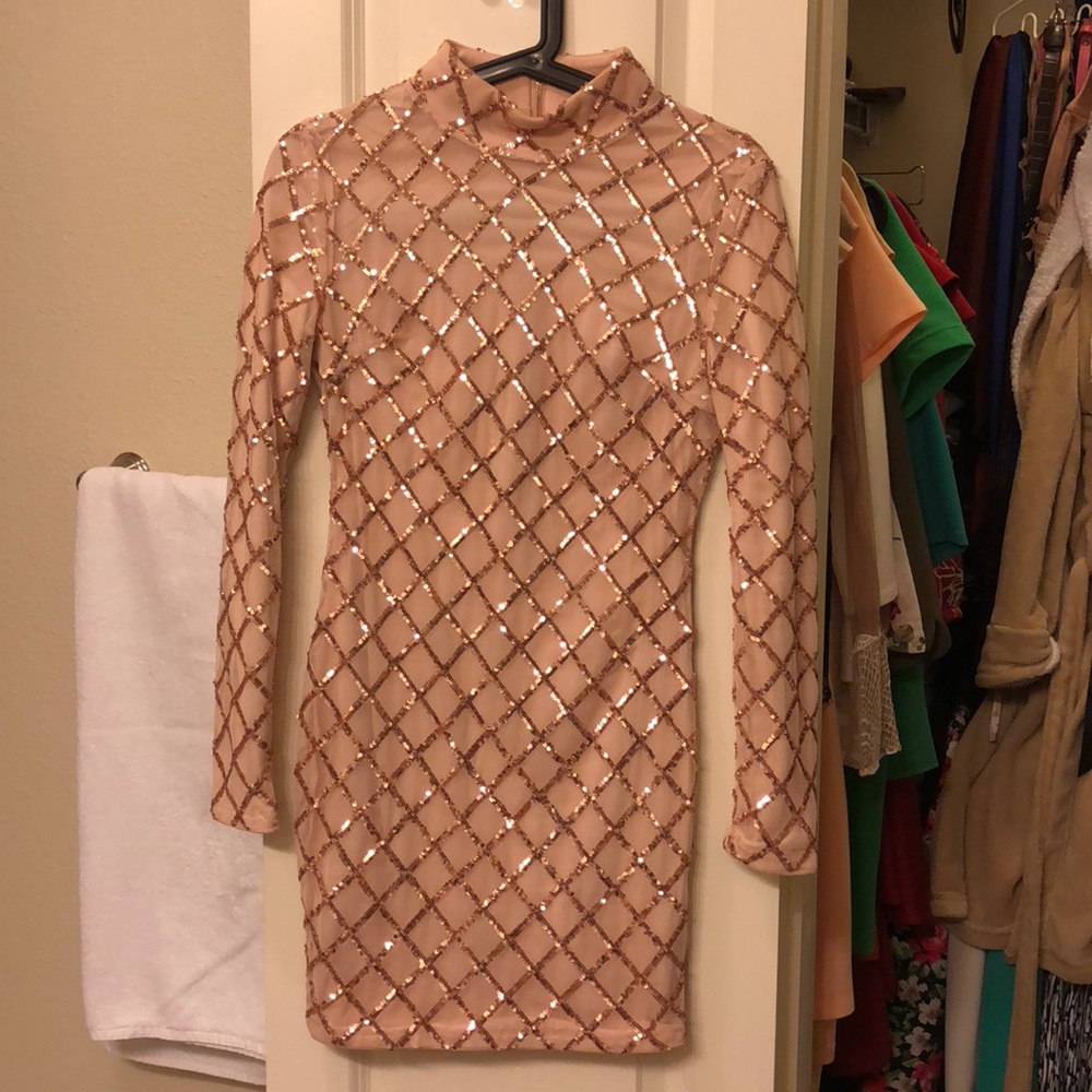 Sequined dress!